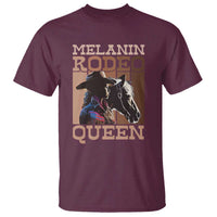 African American Cowgirl T Shirt Melanin Rodeo Queen