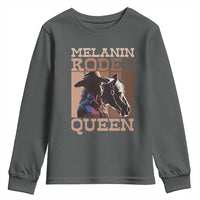 African American Cowgirl Youth Sweatshirt Melanin Rodeo Queen