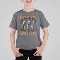 Black Cowgirl T Shirt For Kid Howdy Melanin Rodeo Queen