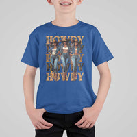 Black Cowgirl T Shirt For Kid Howdy Melanin Rodeo Queen