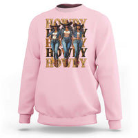 Black Cowgirl Sweatshirt Howdy Melanin Rodeo Queen