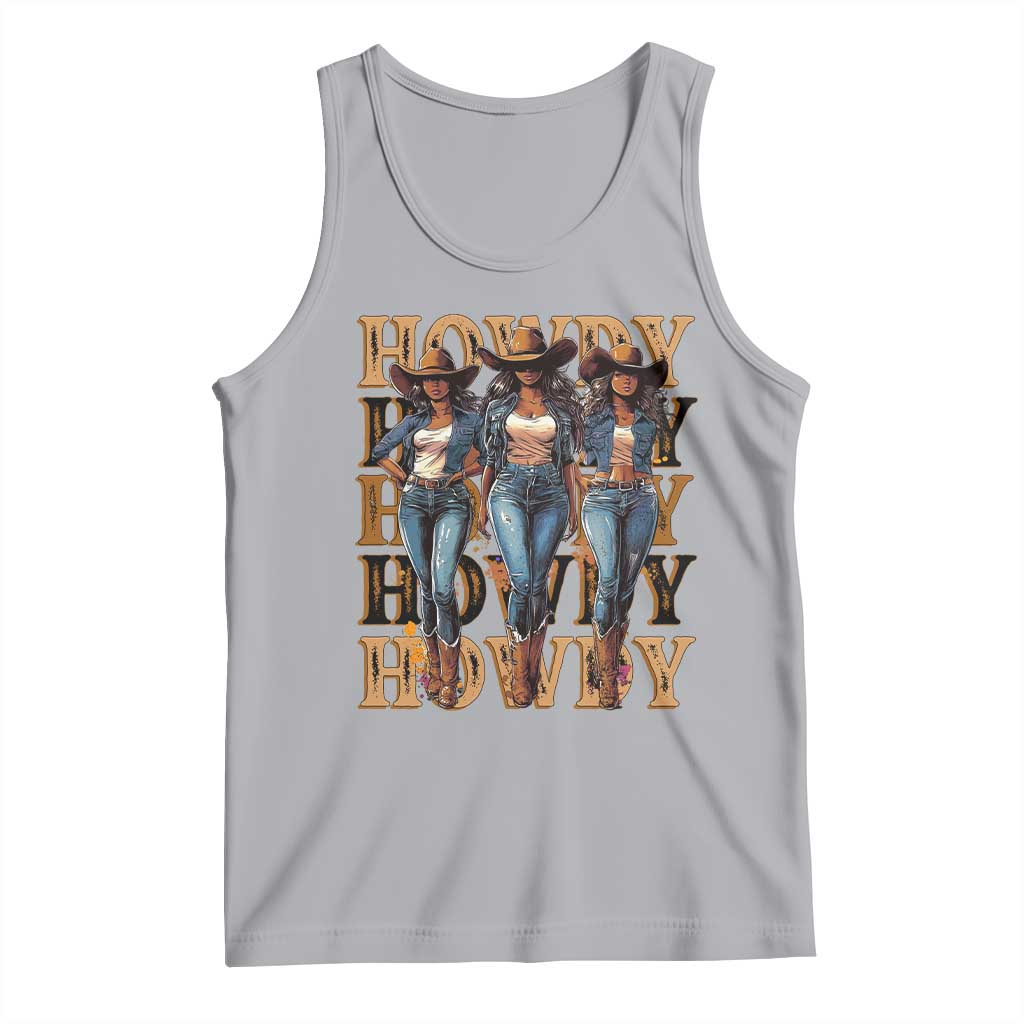 Black Cowgirl Tank Top Howdy Melanin Rodeo Queen