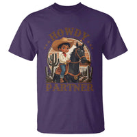 Black Cowboy T Shirt Howdy Partner Black History Month