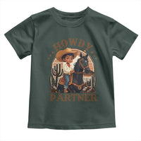 Black Cowboy Toddler T Shirt Howdy Partner Black History Month