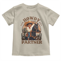 Black Cowboy Toddler T Shirt Howdy Partner Black History Month