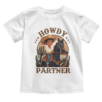 Black Cowboy Toddler T Shirt Howdy Partner Black History Month
