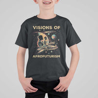 Visions Of Afrofuturism African American T Shirt For Kid Black History And Future