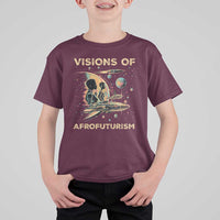 Visions Of Afrofuturism African American T Shirt For Kid Black History And Future