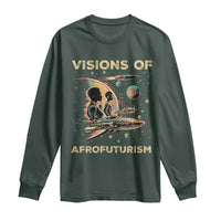 Visions Of Afrofuturism African American Long Sleeve Shirt Black History And Future