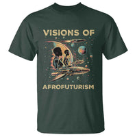 Visions Of Afrofuturism African American T Shirt Black History And Future