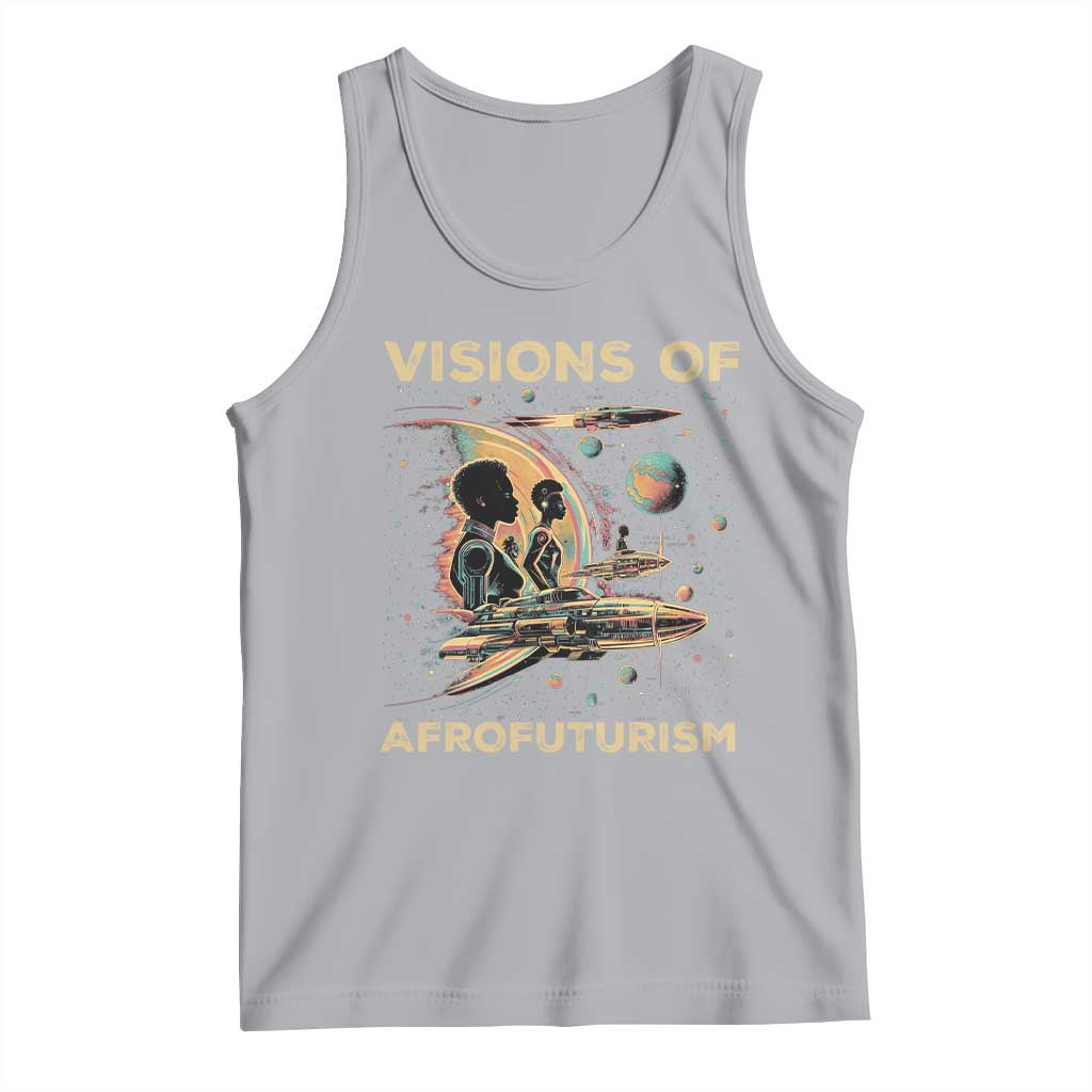 Visions Of Afrofuturism African American Tank Top Black History And Future