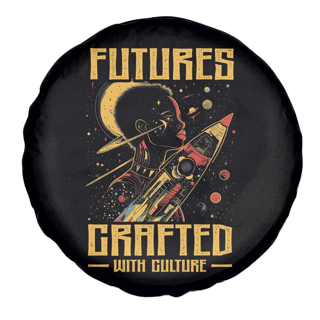 Afrofuturism African American Spare Tire Cover Futures Crafted With Culture