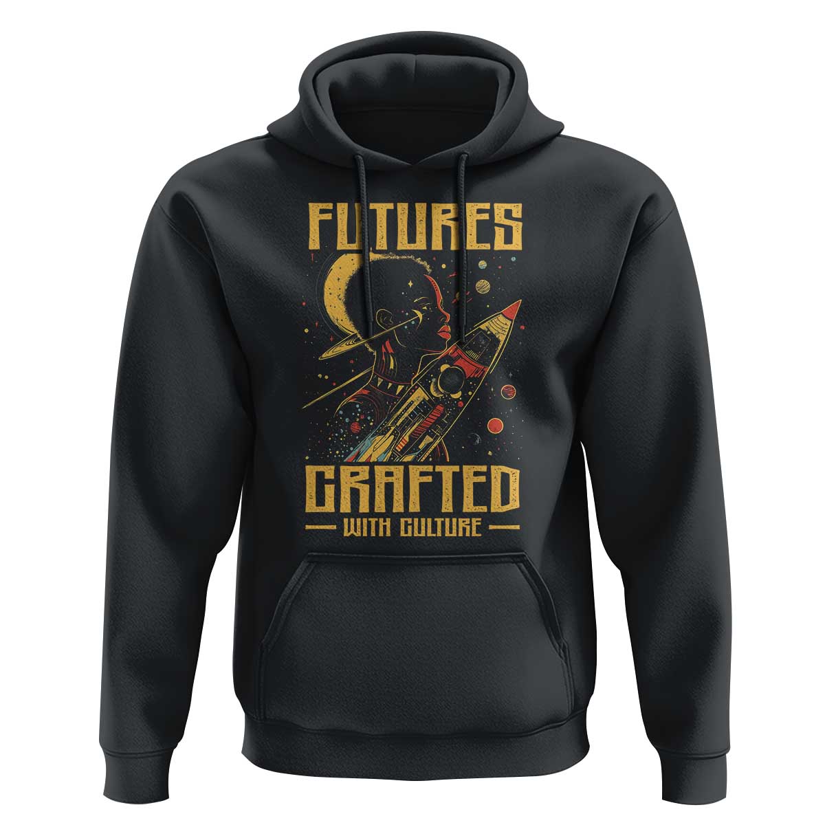 Afrofuturism African American Hoodie Futures Crafted With Culture