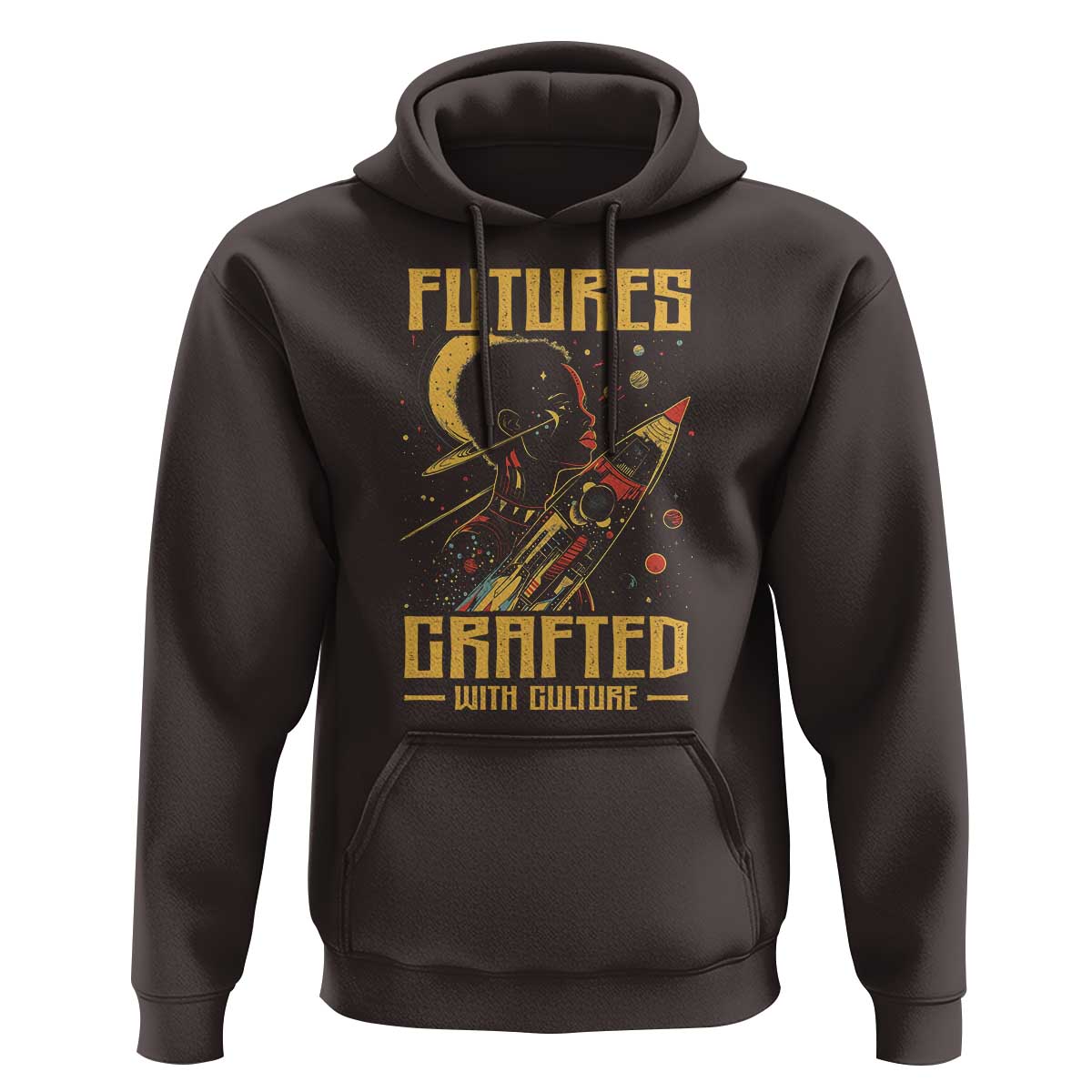 Afrofuturism African American Hoodie Futures Crafted With Culture