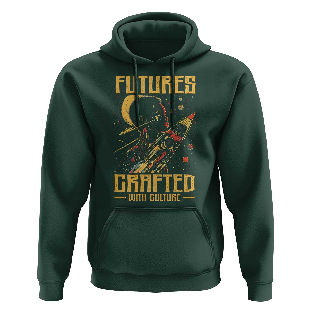 Afrofuturism African American Hoodie Futures Crafted With Culture