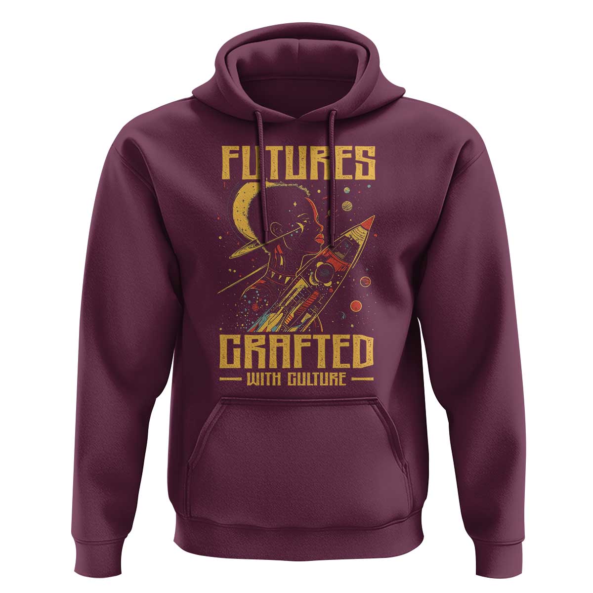 Afrofuturism African American Hoodie Futures Crafted With Culture