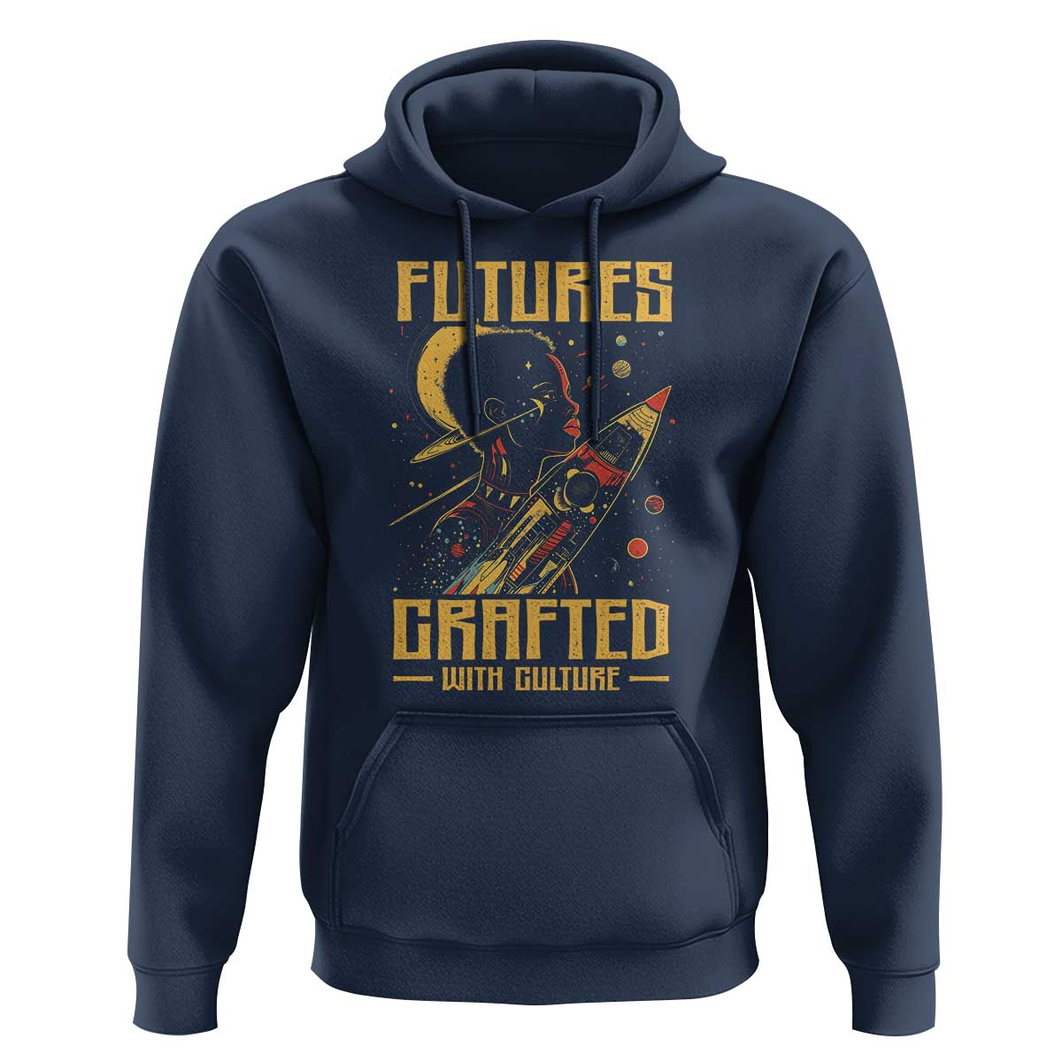 Afrofuturism African American Hoodie Futures Crafted With Culture