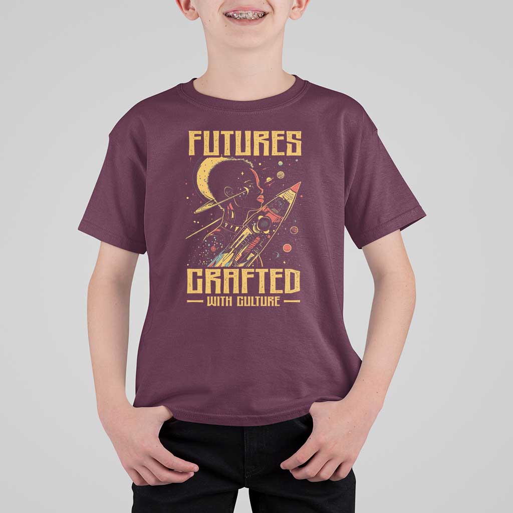 Afrofuturism African American T Shirt For Kid Futures Crafted With Culture