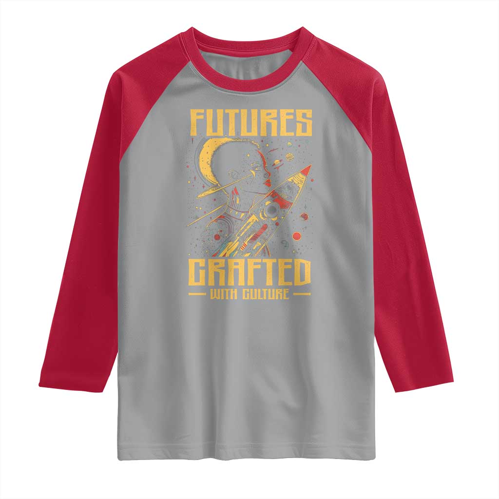 Afrofuturism African American Raglan Shirt Futures Crafted With Culture