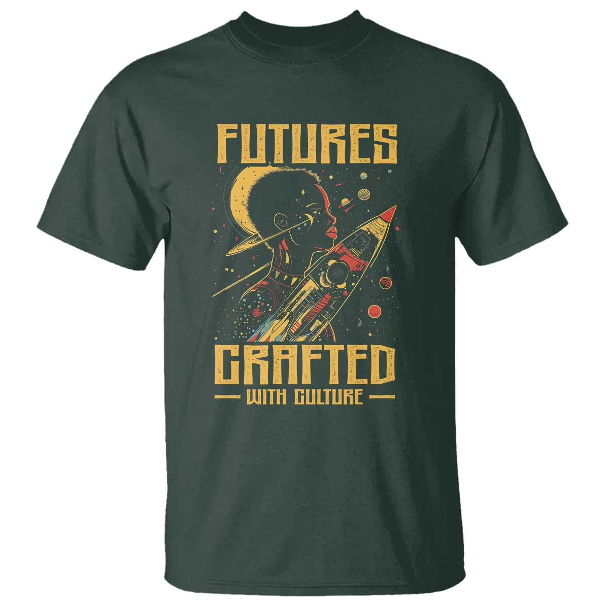 Afrofuturism African American T Shirt Futures Crafted With Culture