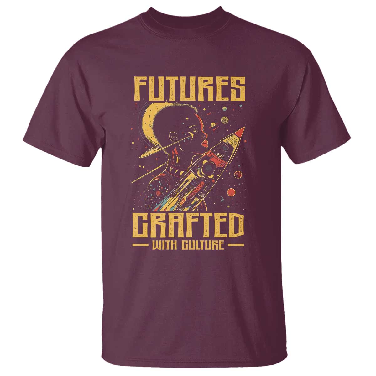 Afrofuturism African American T Shirt Futures Crafted With Culture