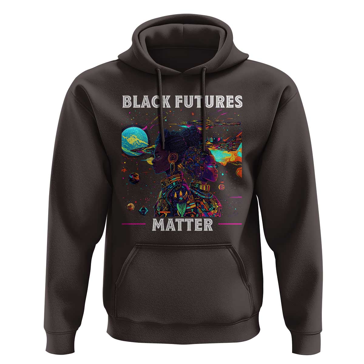 Afrofuturism African American Hoodie Black Futures Matter