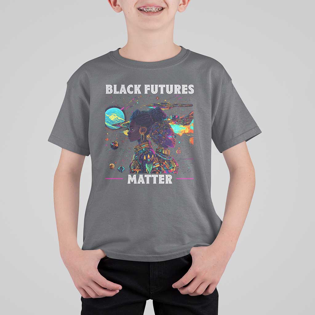 Afrofuturism African American T Shirt For Kid Black Futures Matter