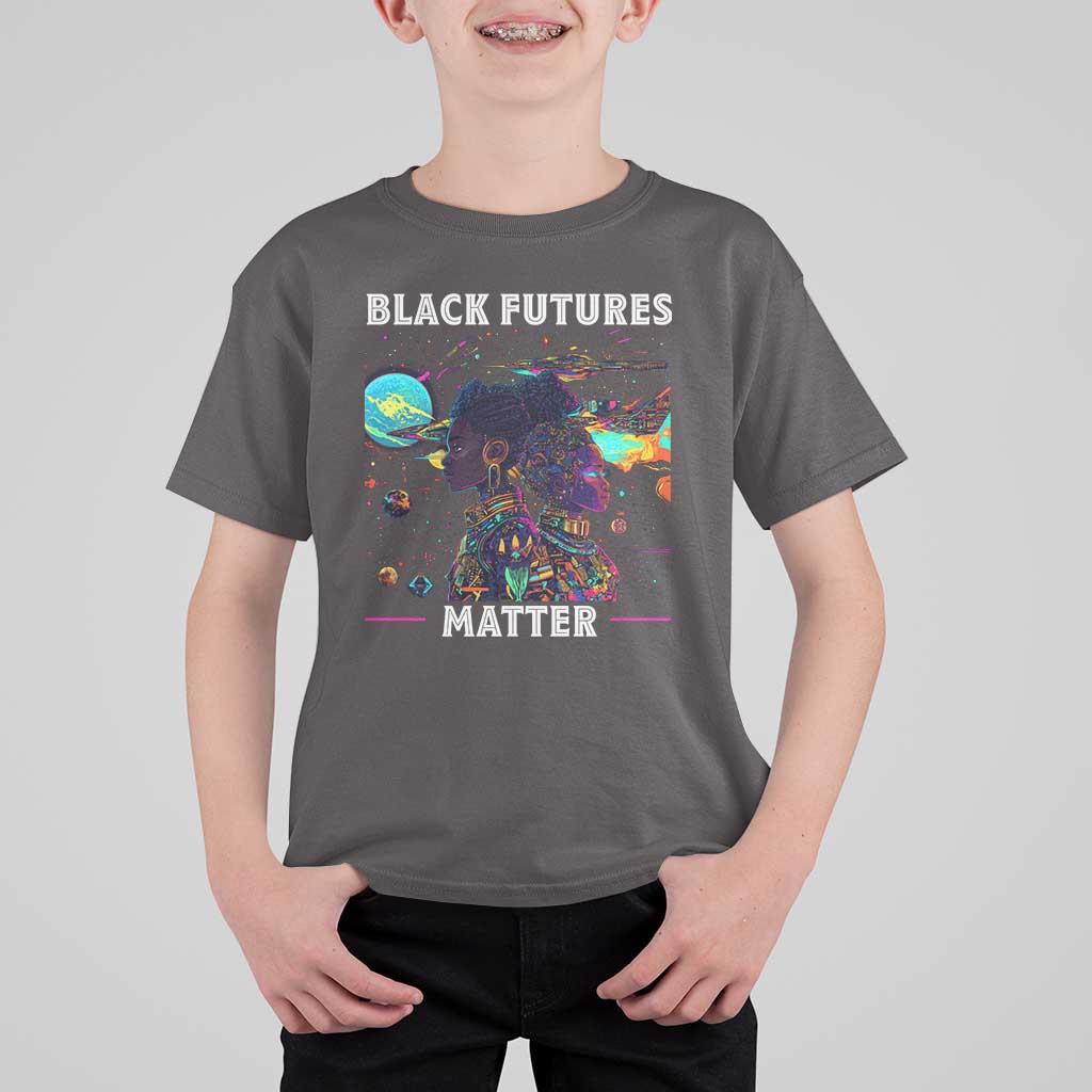Afrofuturism African American T Shirt For Kid Black Futures Matter