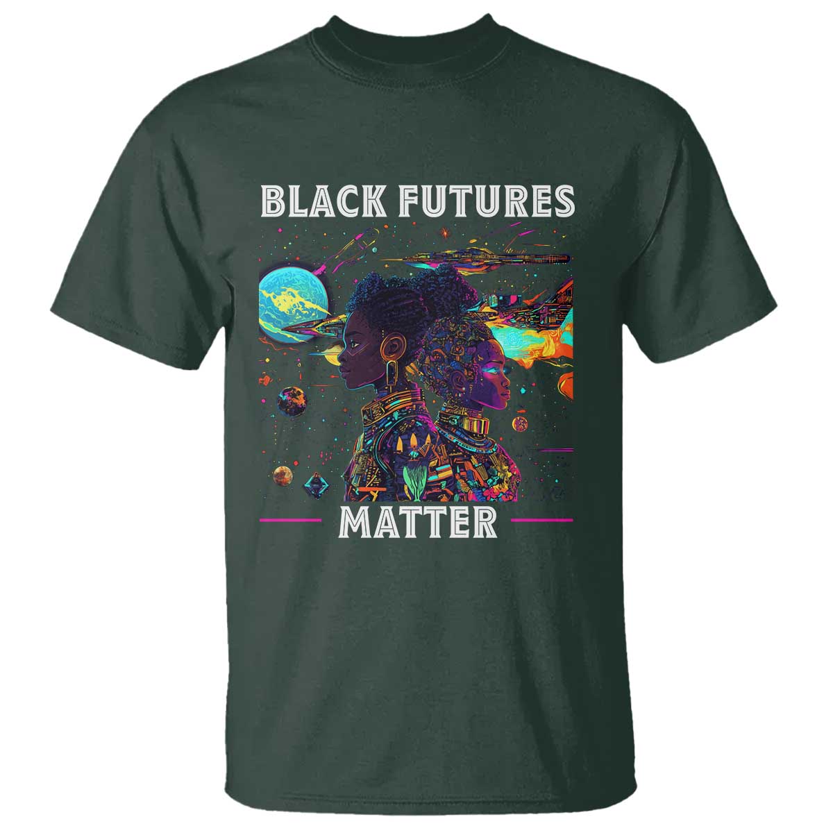 Afrofuturism African American T Shirt Black Futures Matter