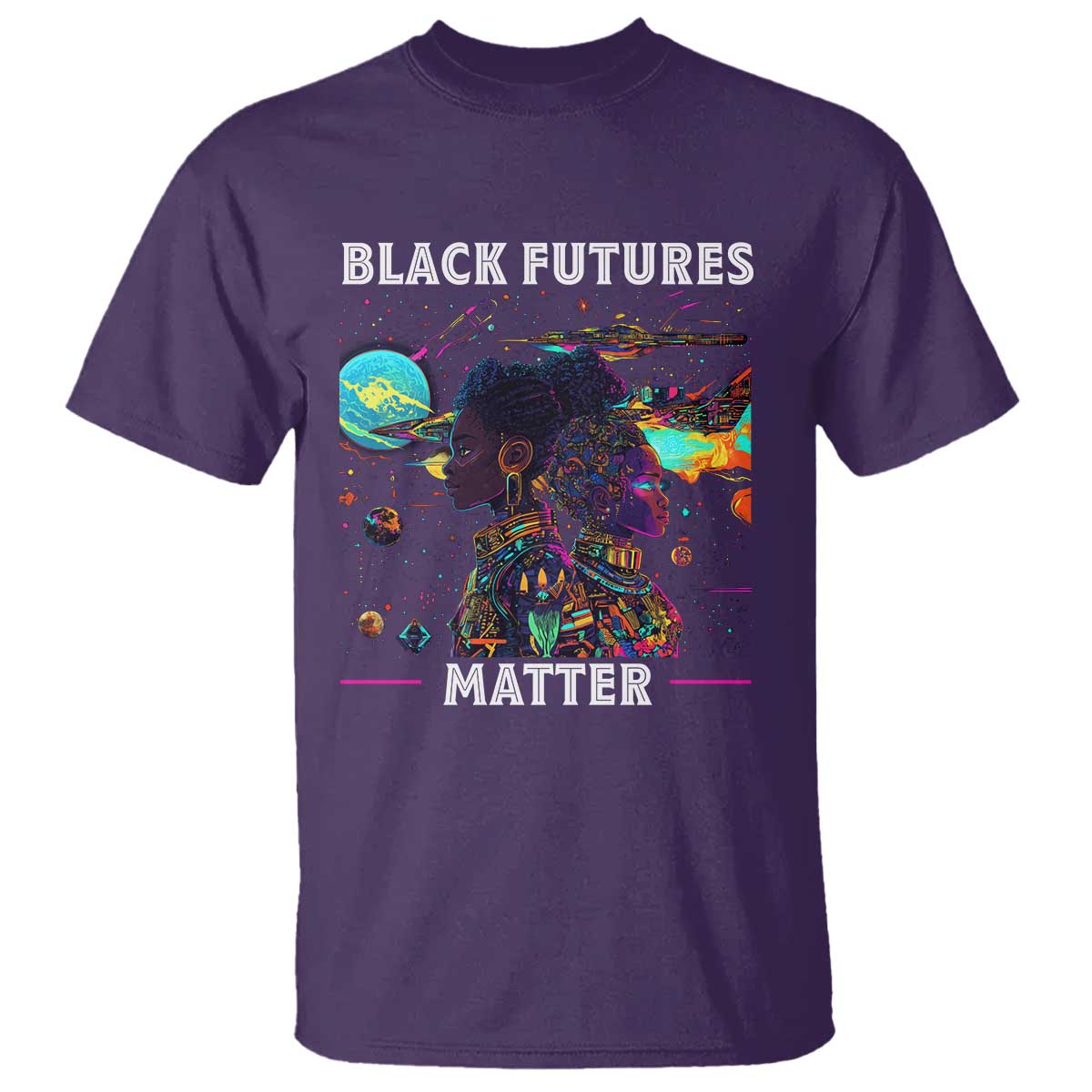 Afrofuturism African American T Shirt Black Futures Matter