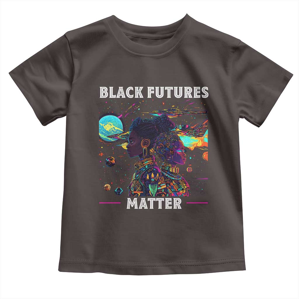 Afrofuturism African American Toddler T Shirt Black Futures Matter