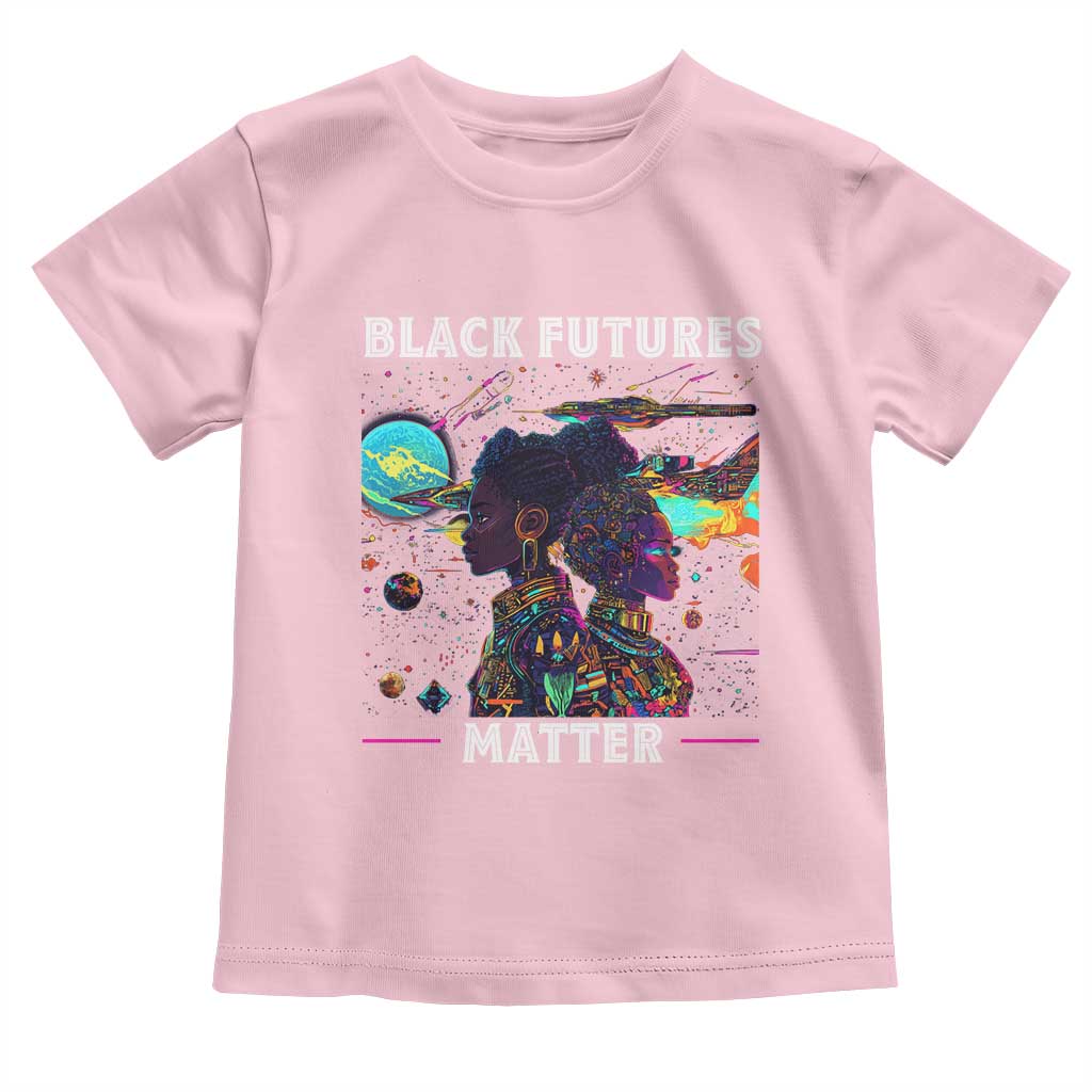 Afrofuturism African American Toddler T Shirt Black Futures Matter