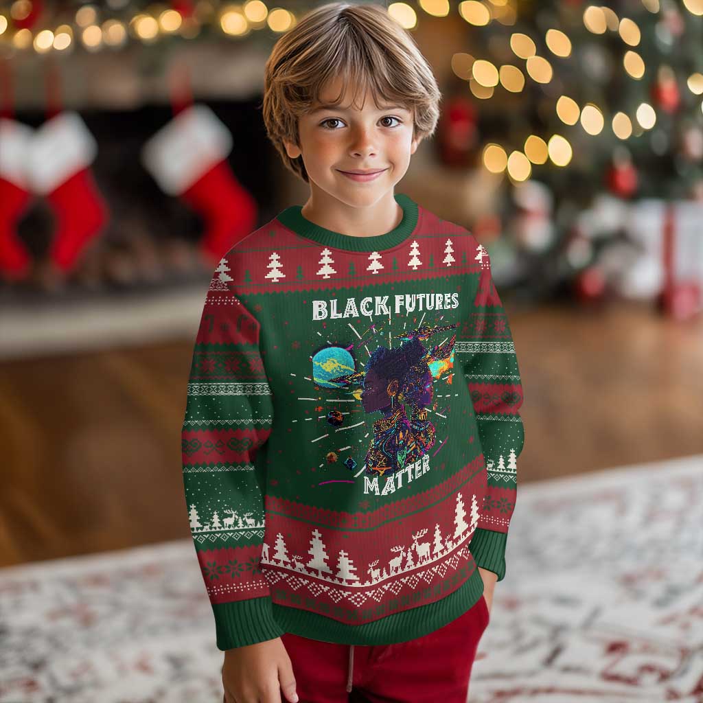Afrofuturism African American Ugly Christmas Sweater Black Futures Matter