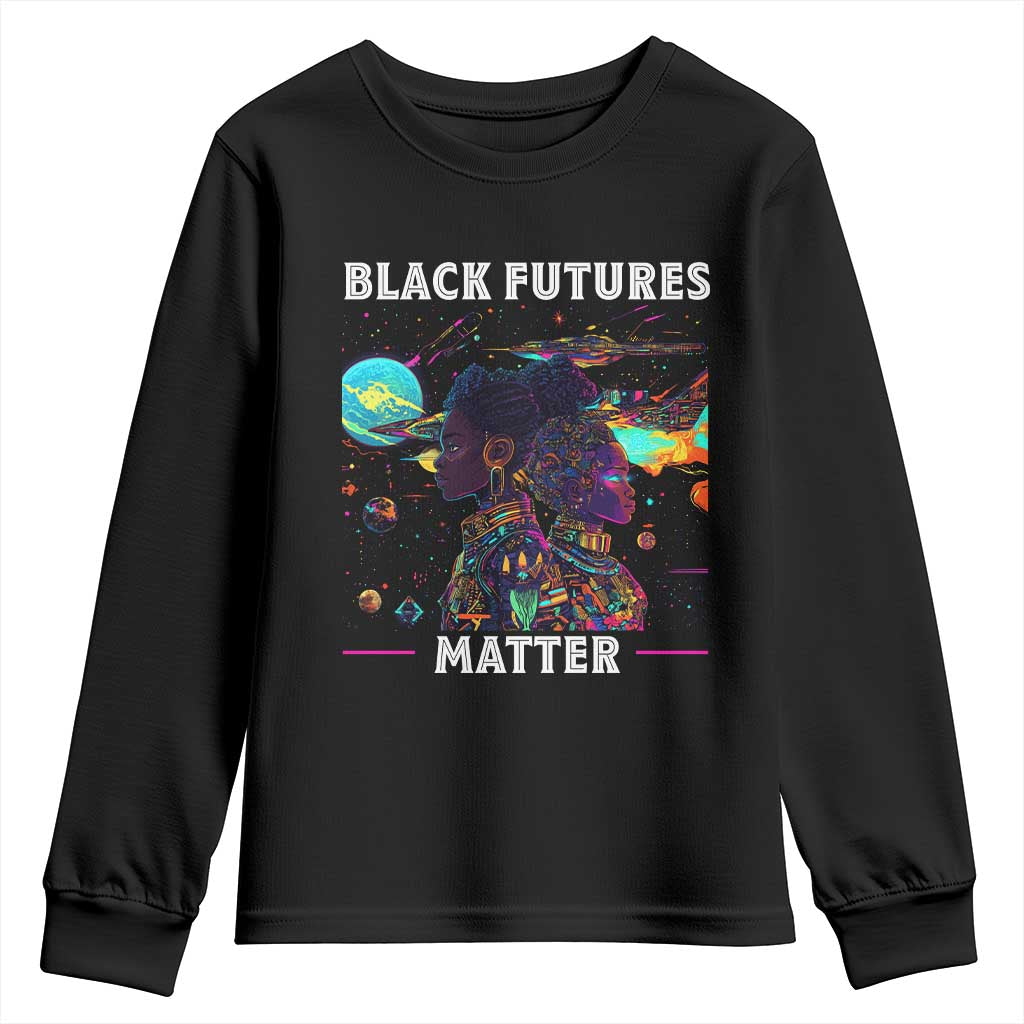 Afrofuturism African American Youth Sweatshirt Black Futures Matter