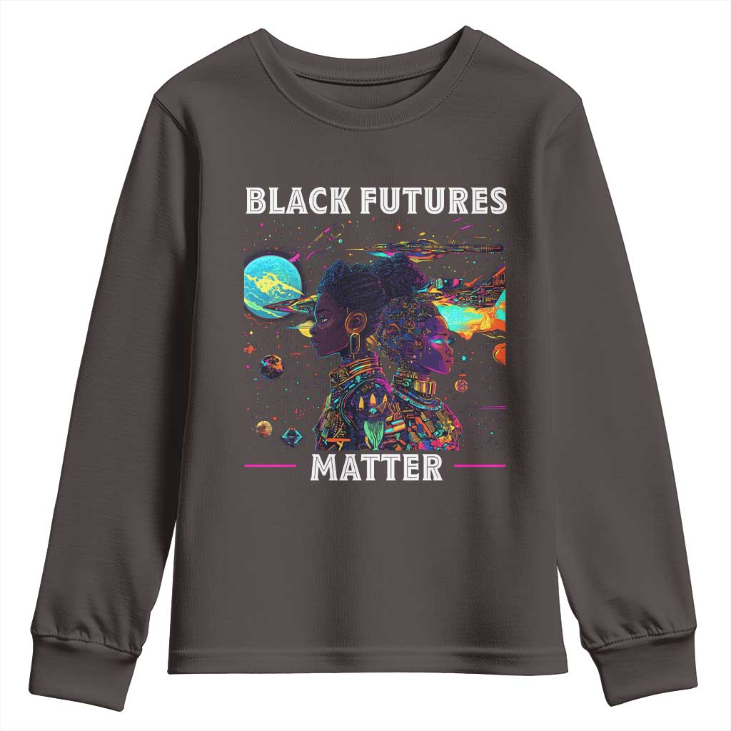 Afrofuturism African American Youth Sweatshirt Black Futures Matter