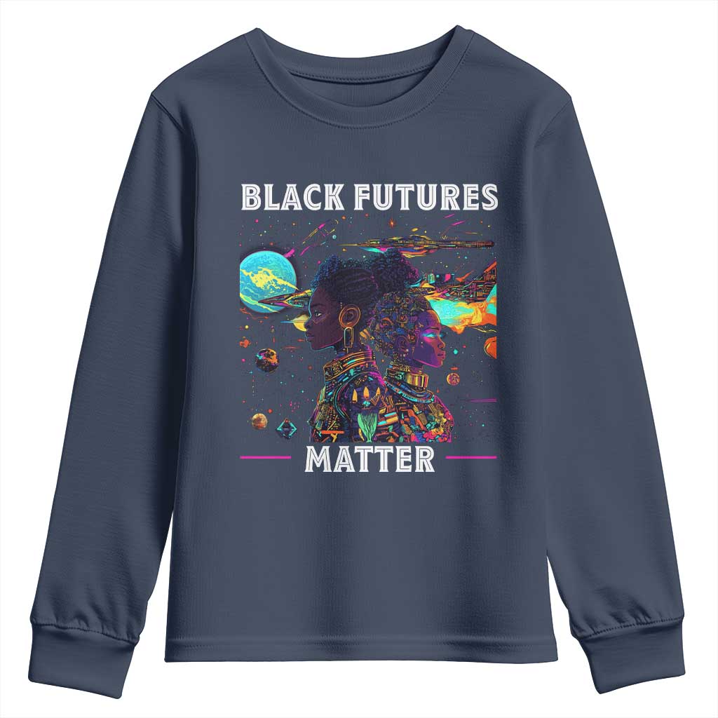 Afrofuturism African American Youth Sweatshirt Black Futures Matter