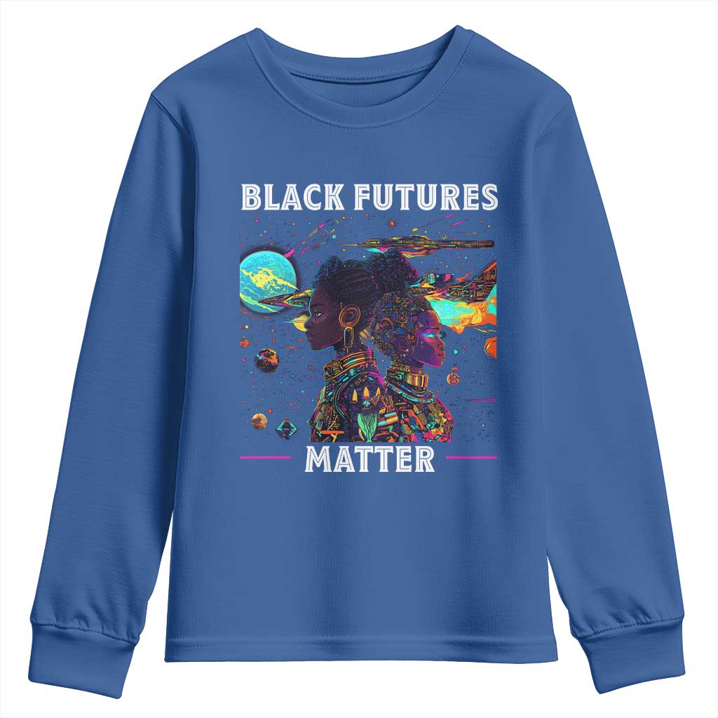 Afrofuturism African American Youth Sweatshirt Black Futures Matter