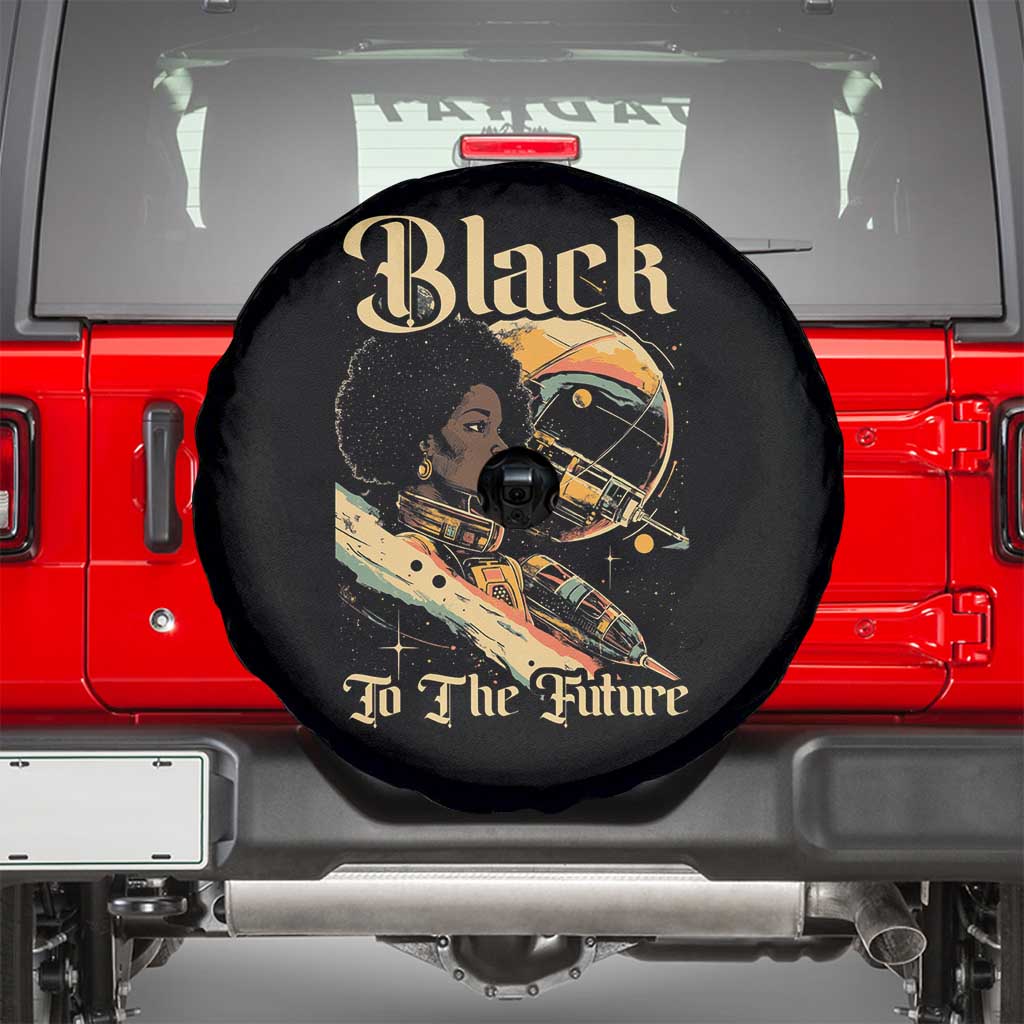 Afrofuturism African American Spare Tire Cover Black To The Future