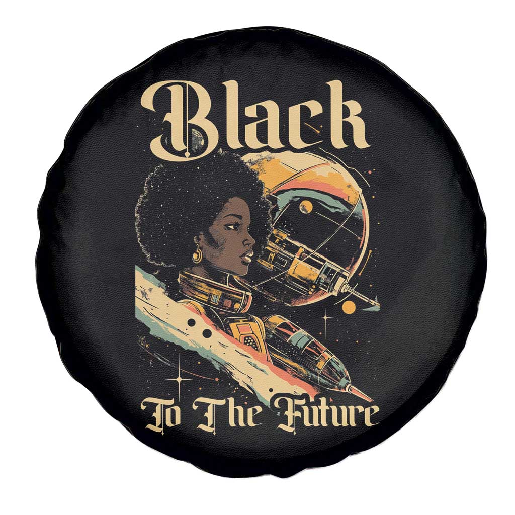 Afrofuturism African American Spare Tire Cover Black To The Future