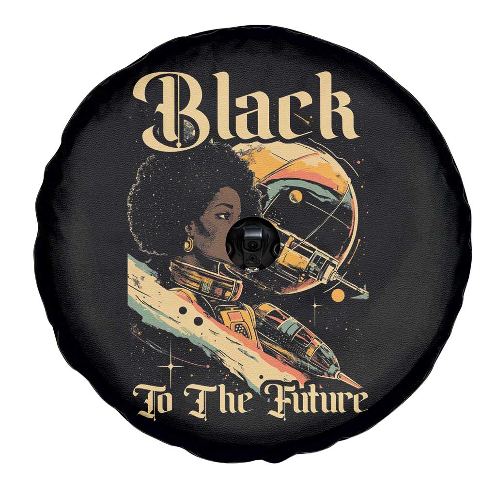 Afrofuturism African American Spare Tire Cover Black To The Future