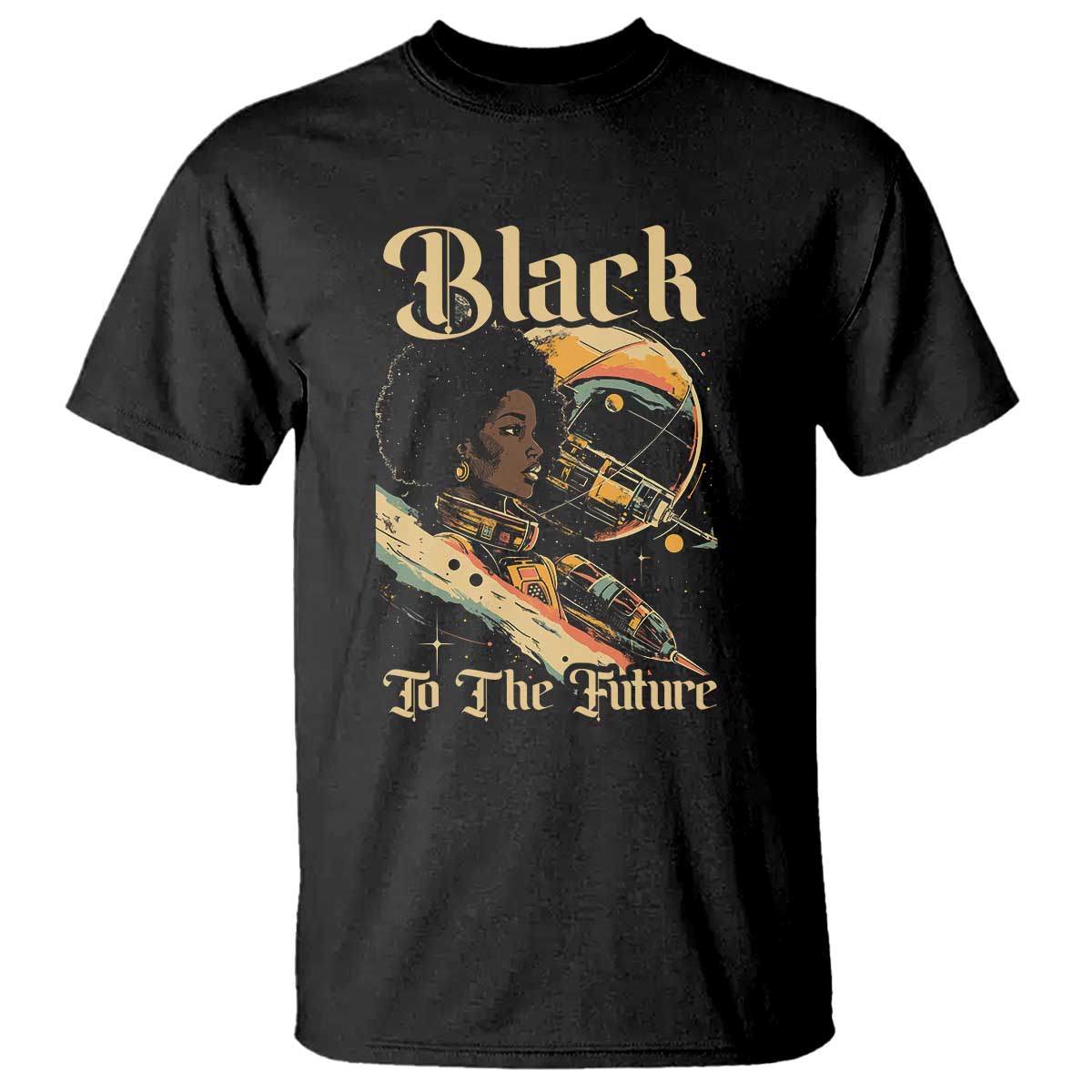 Afrofuturism African American T Shirt Black To The Future