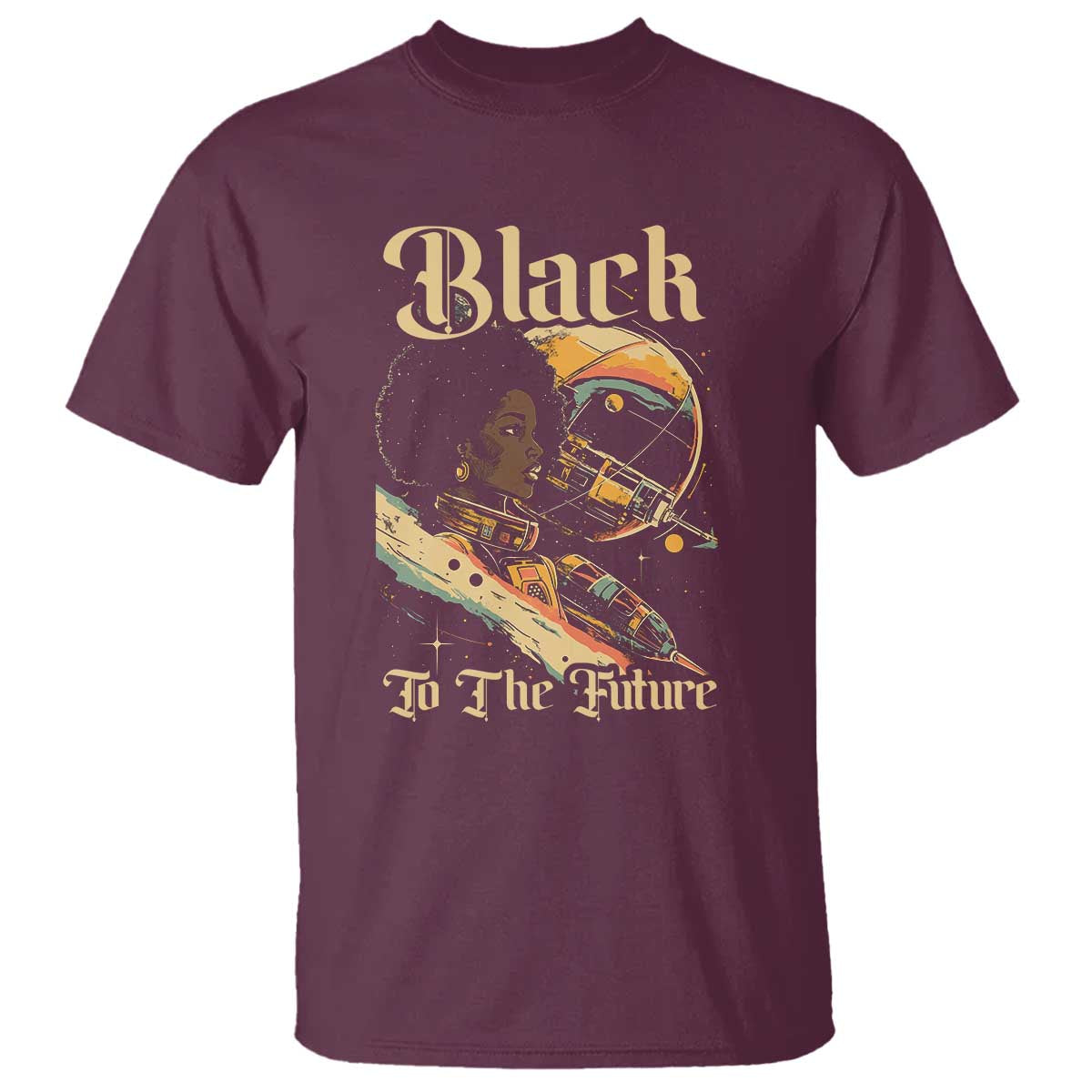 Afrofuturism African American T Shirt Black To The Future