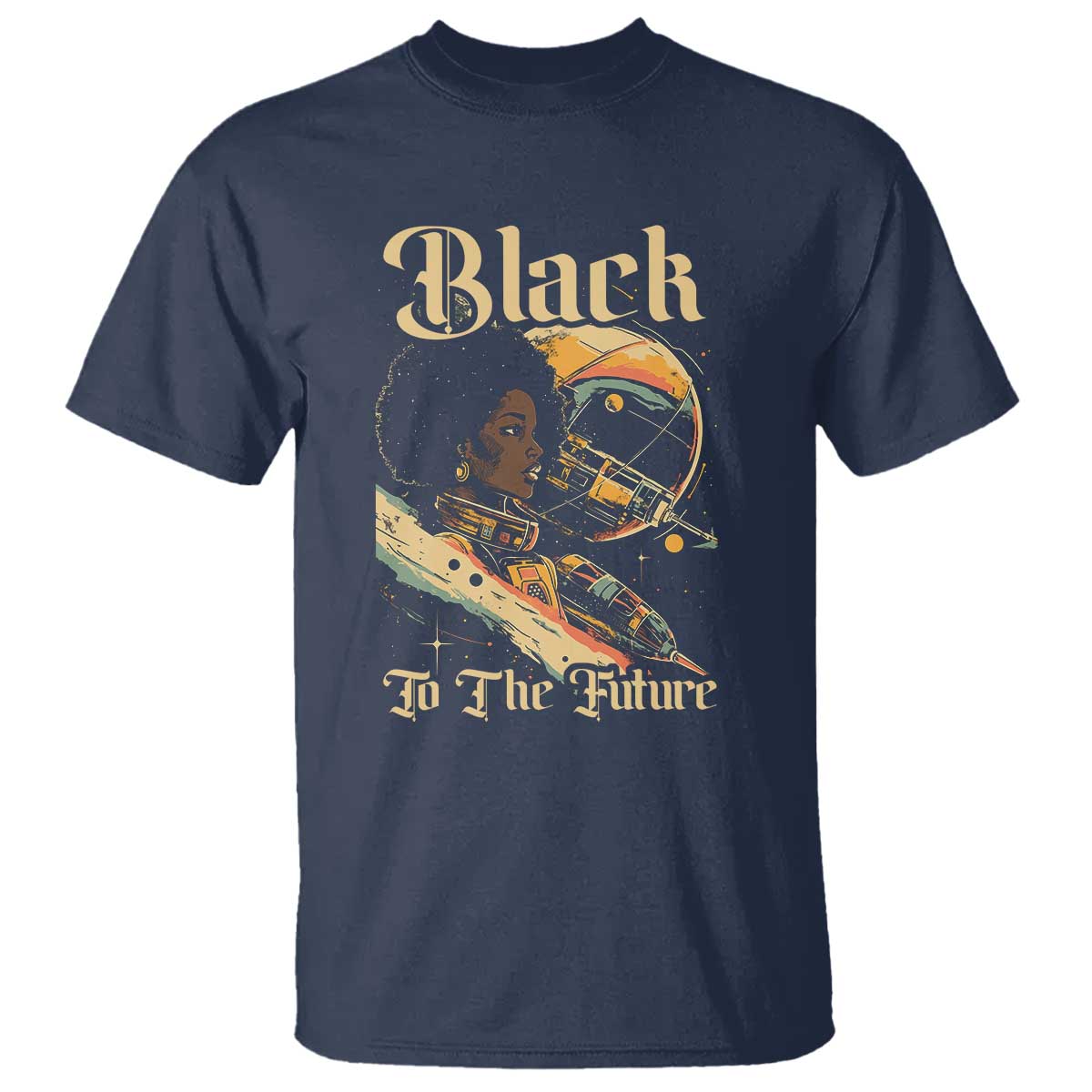 Afrofuturism African American T Shirt Black To The Future