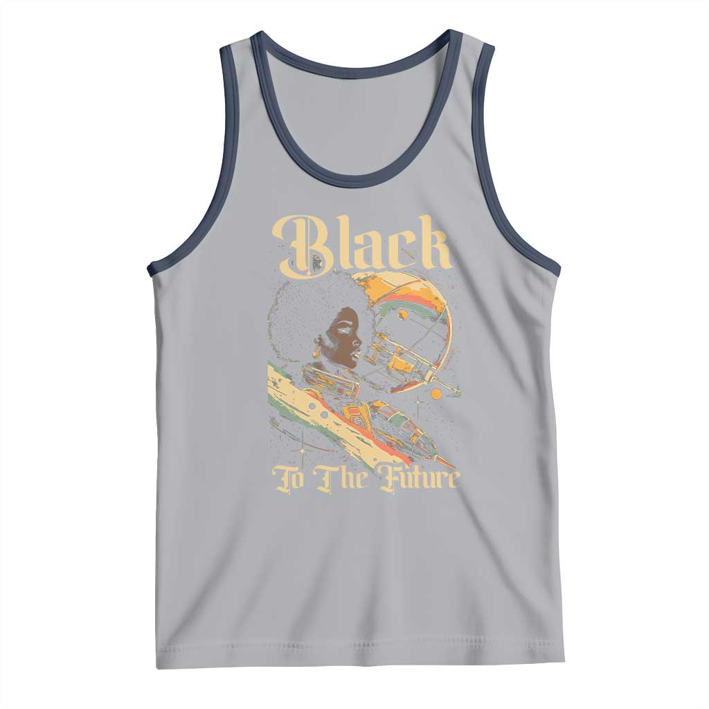 Afrofuturism African American Tank Top Black To The Future
