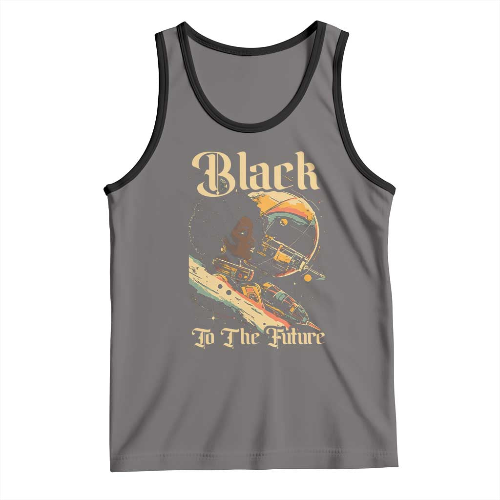 Afrofuturism African American Tank Top Black To The Future