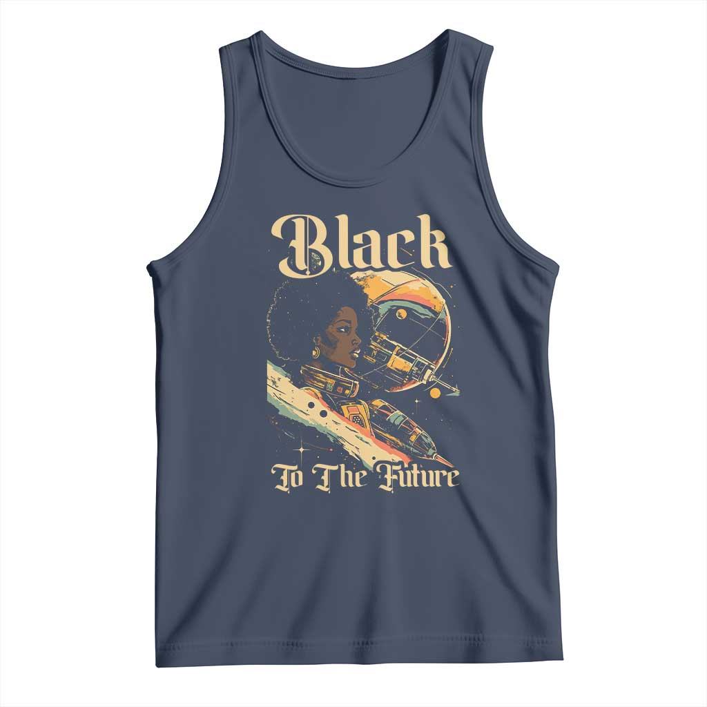 Afrofuturism African American Tank Top Black To The Future