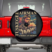 Tuskegee Airman Spare Tire Cover American Heroes US Pilots Black History