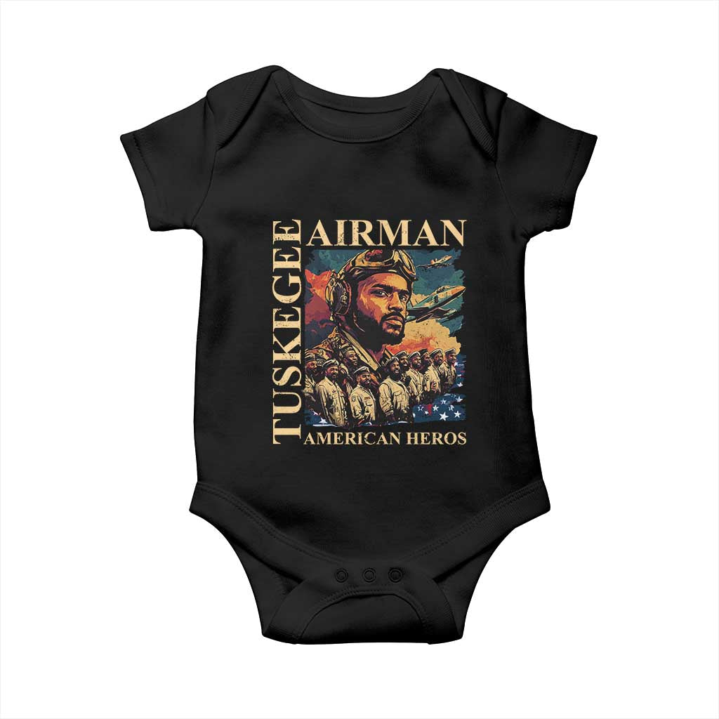 Tuskegee Airman Baby Onesie American Heroes US Pilots Black History