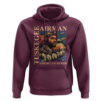 Tuskegee Airman Hoodie American Heroes US Pilots Black History
