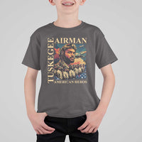 Tuskegee Airman T Shirt For Kid American Heroes US Pilots Black History